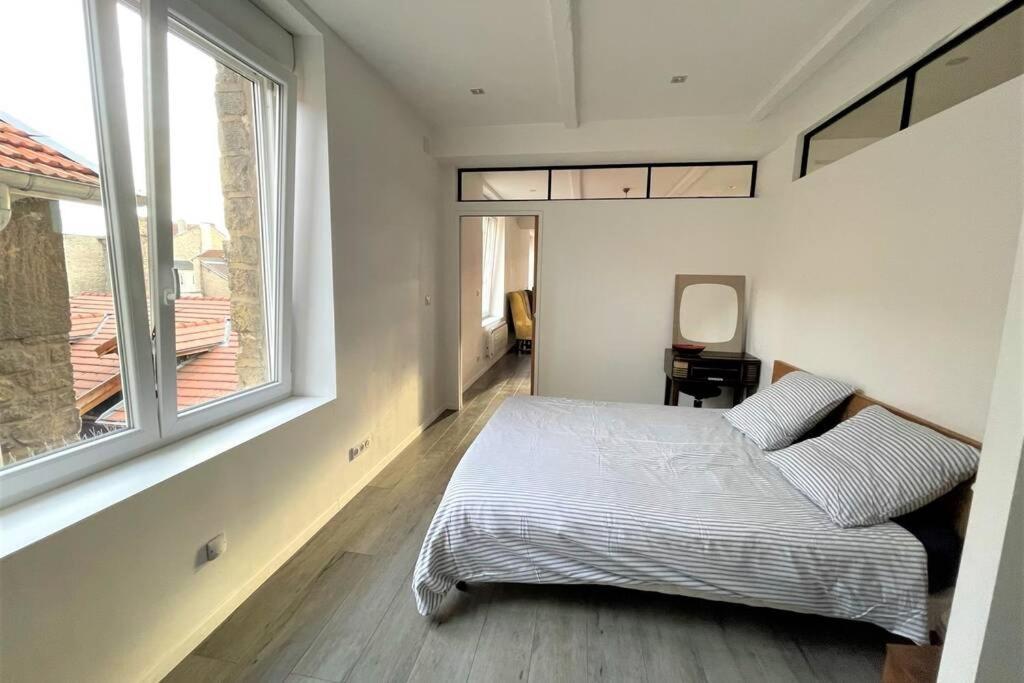 Superbe Loft 100M2 Proche Cathedrale Avec Parking Apartment Reims Exterior photo